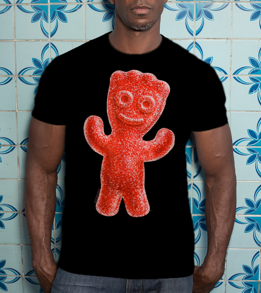 Sour Patch Kids Candy Red Gummy Smiling Figure T-Shirt