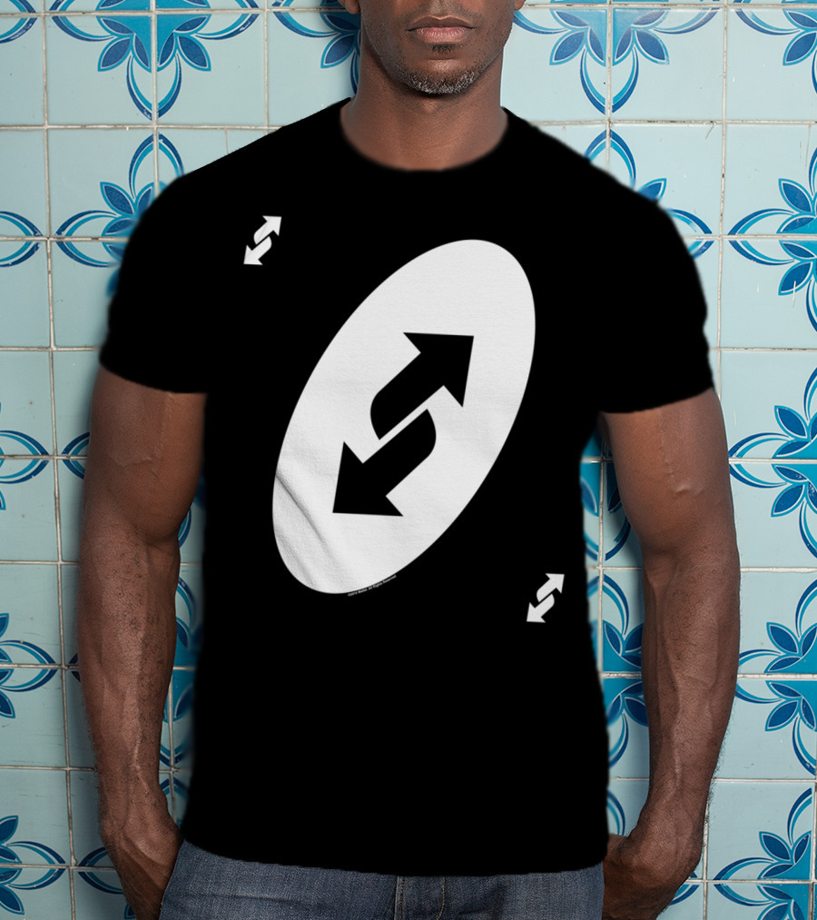 Uno Reverse Card Symbol T-Shirt