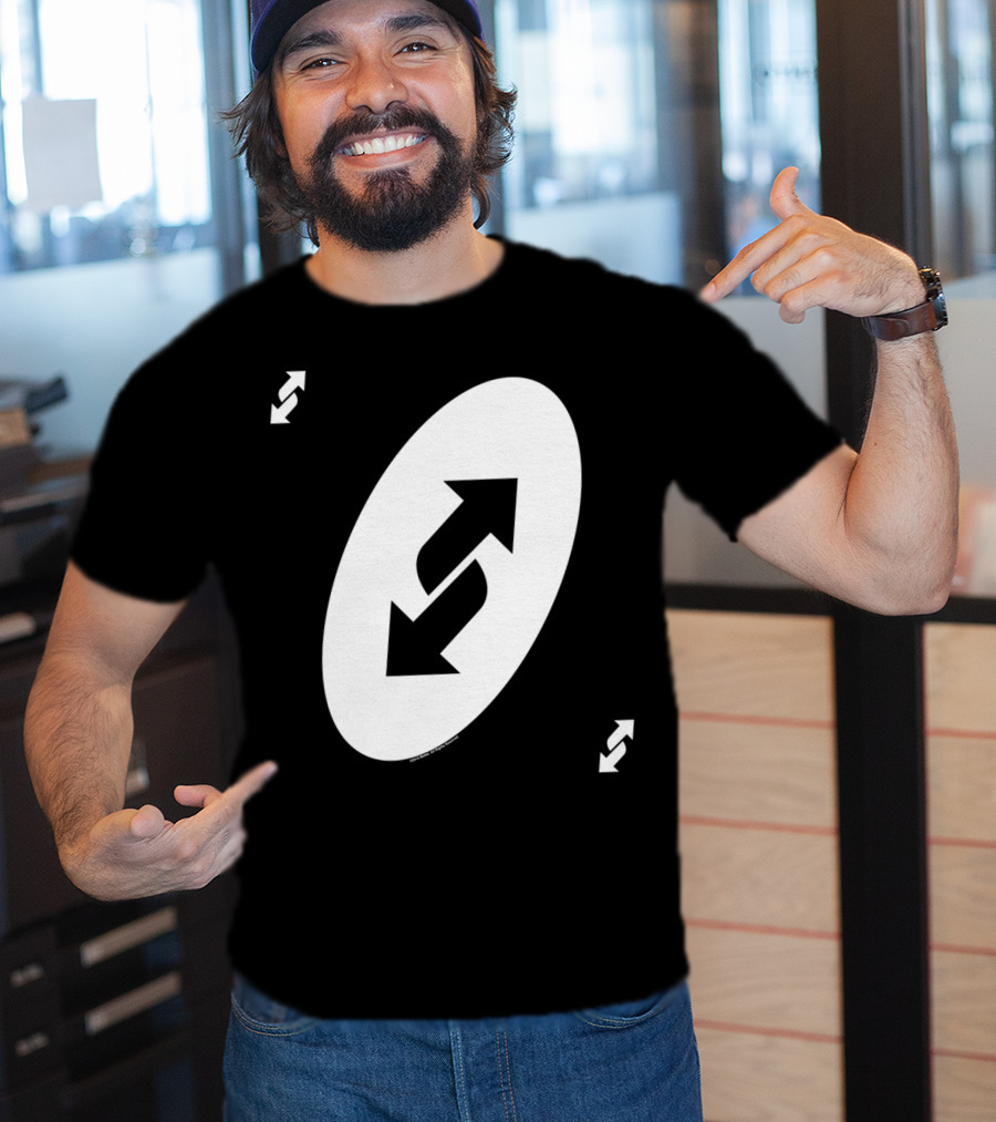 Uno Reverse Card Symbol T-Shirt