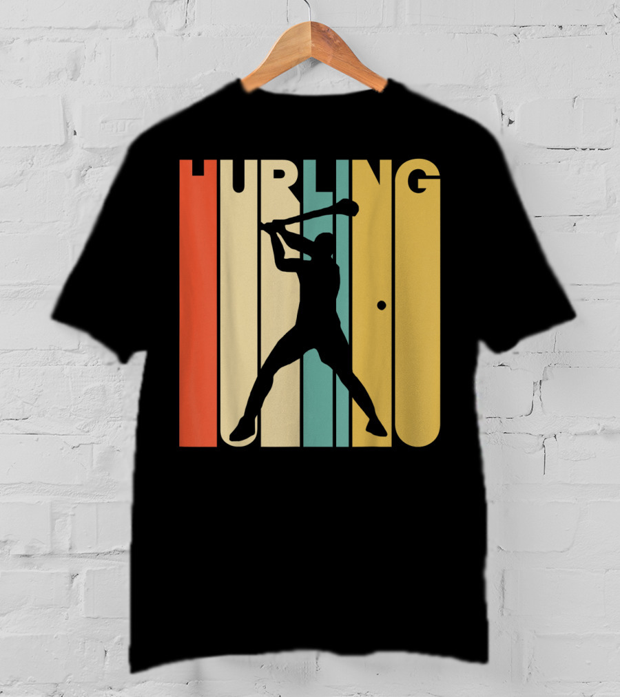 Hurling Vintage Style Retro T-Shirt