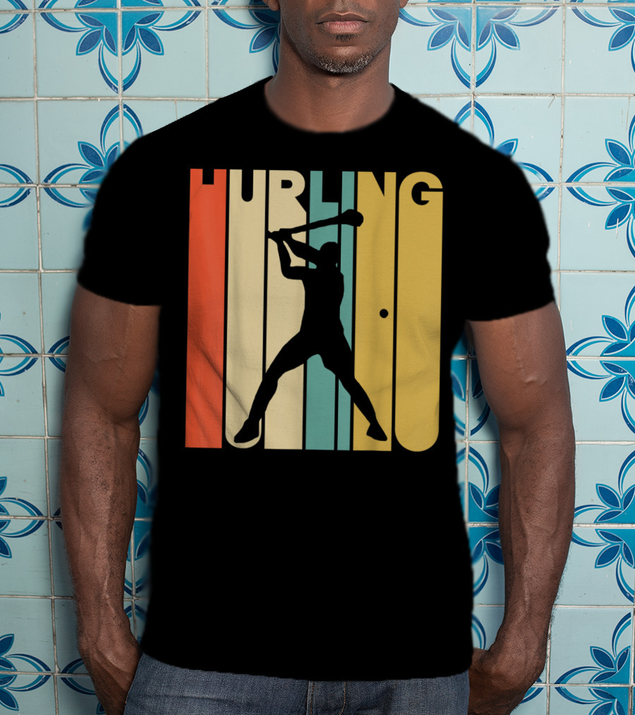 Hurling Vintage Style Retro T-Shirt