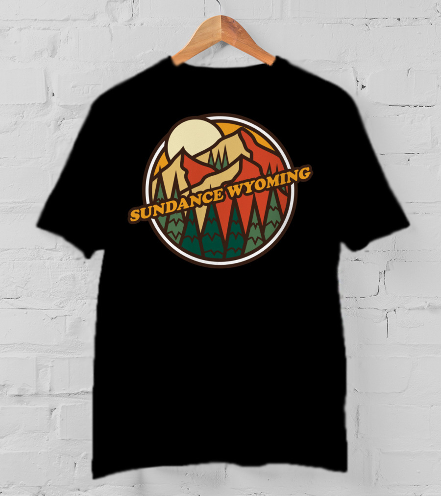 Sundance Wyoming Mountain Hiking Vintage Adventure T-Shirt