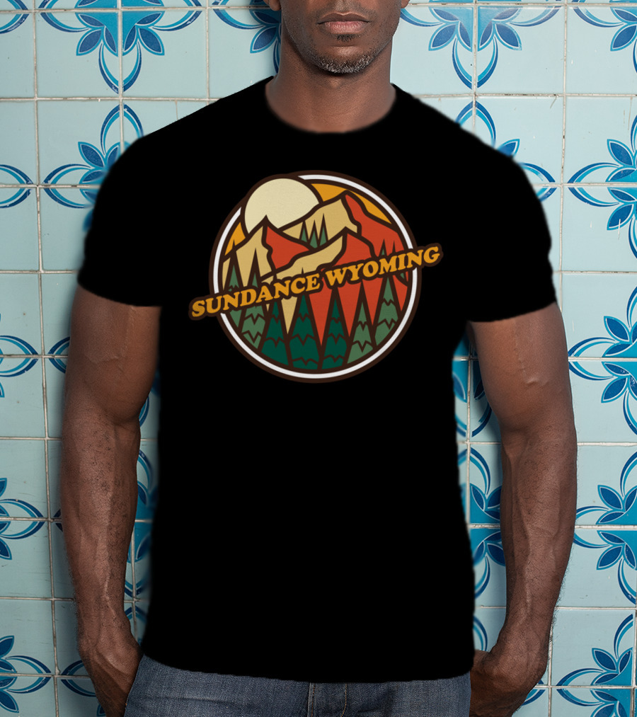 Sundance Wyoming Mountain Hiking Vintage Adventure T-Shirt