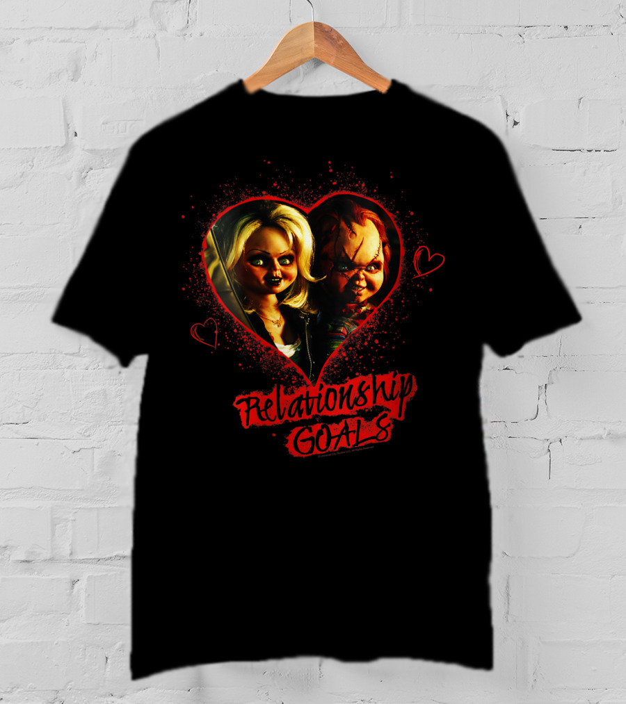 Relationship Goals Child's Play Chucky And Tiffany T-Shirt