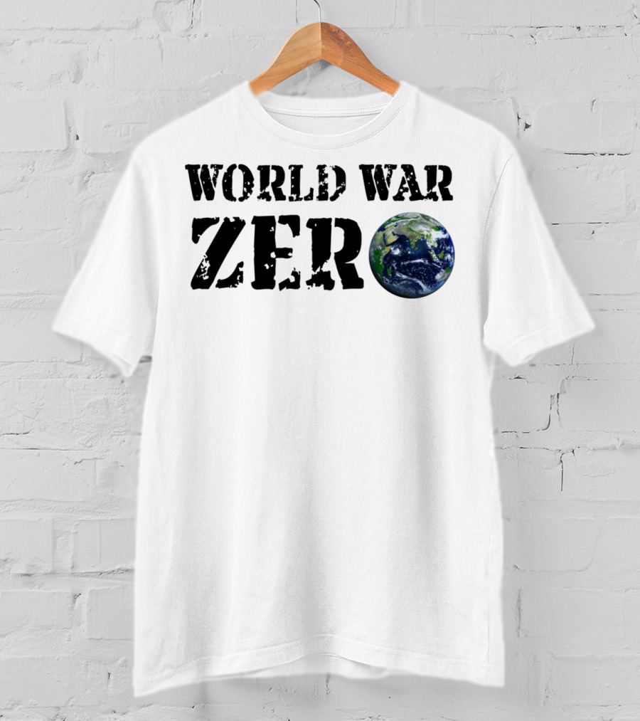 World War Zero Earth Concept Icon Planet T-Shirt