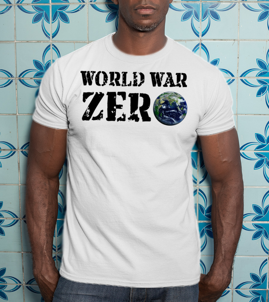 World War Zero Earth Concept Icon Planet T-Shirt