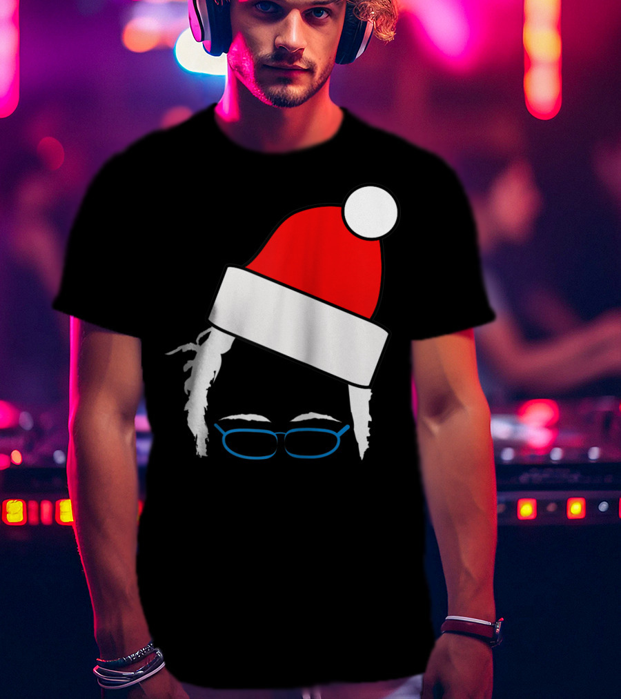 Bernie Sanders Santa Hat Christmas Holiday T-Shirt