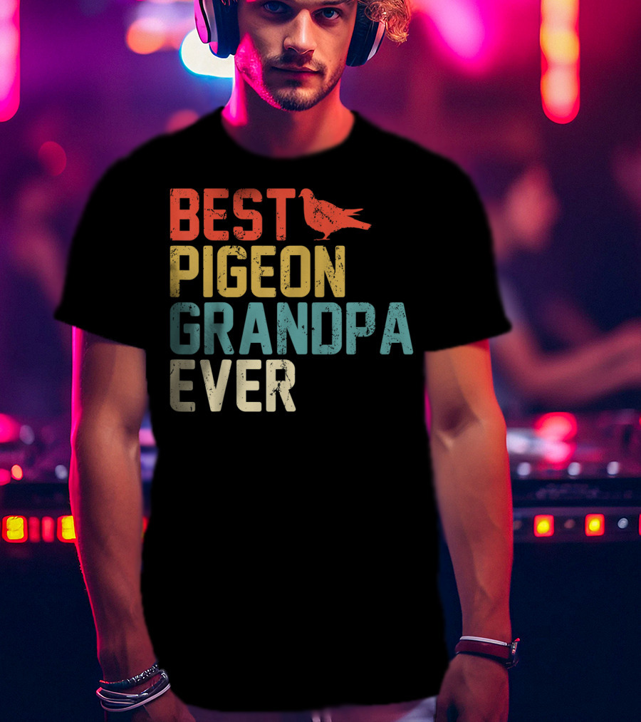 Best Pigeon Grandpa Ever T-Shirt