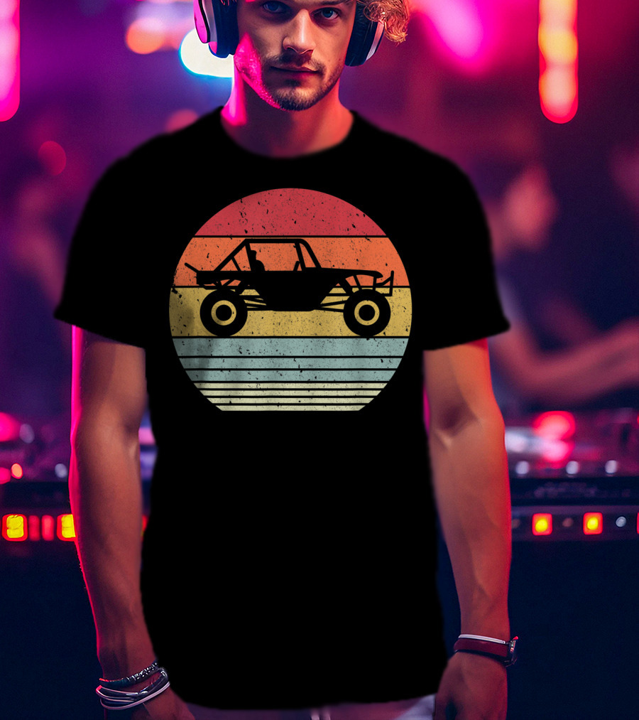 Vintage Sunset Can Am Style Off Road Beach Buggy T-Shirt
