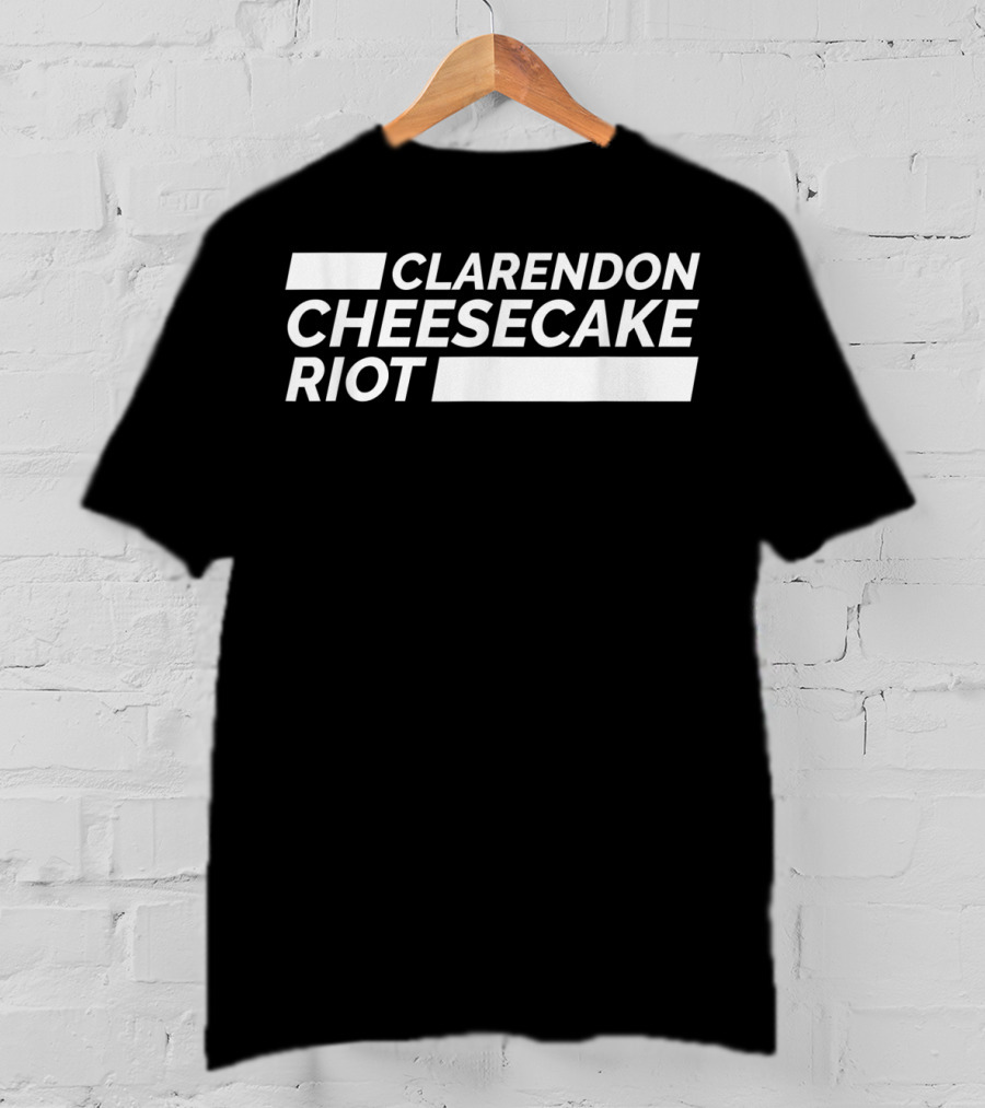 Clarendon Cheesecake Riot White T-Shirt