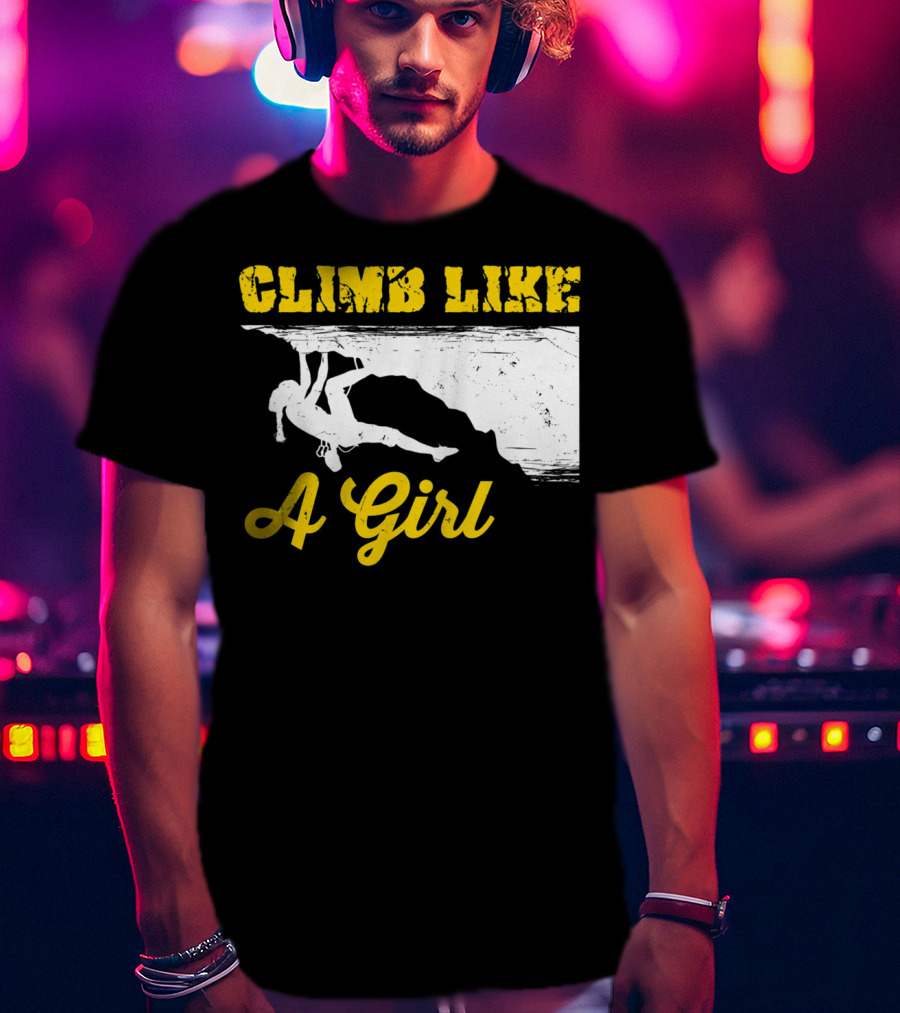 Climb Like A Girl T-Shirt