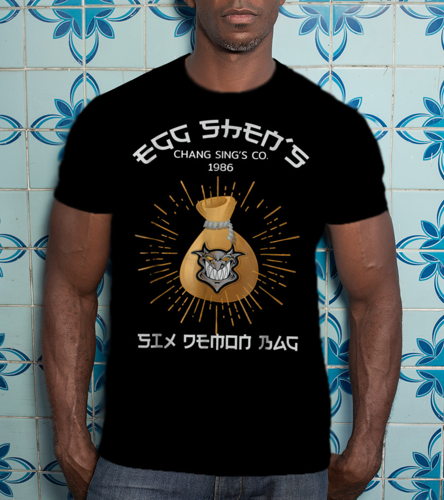 Egg Shen's Chang Sing's Co. 1986 Six Demon Bag T-Shirt