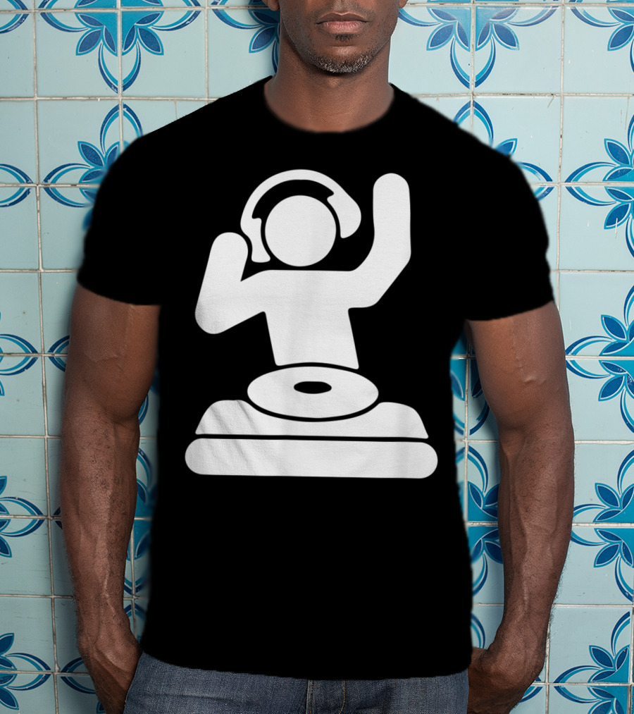 Dj Vinyl Turntable Music Mixer Headphones T-Shirt