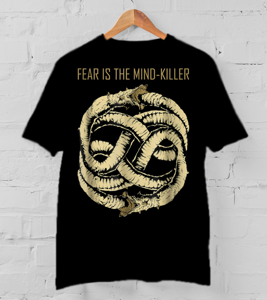 Fear Is The Mind Killer Ouroboros Symbol Dune T-Shirt