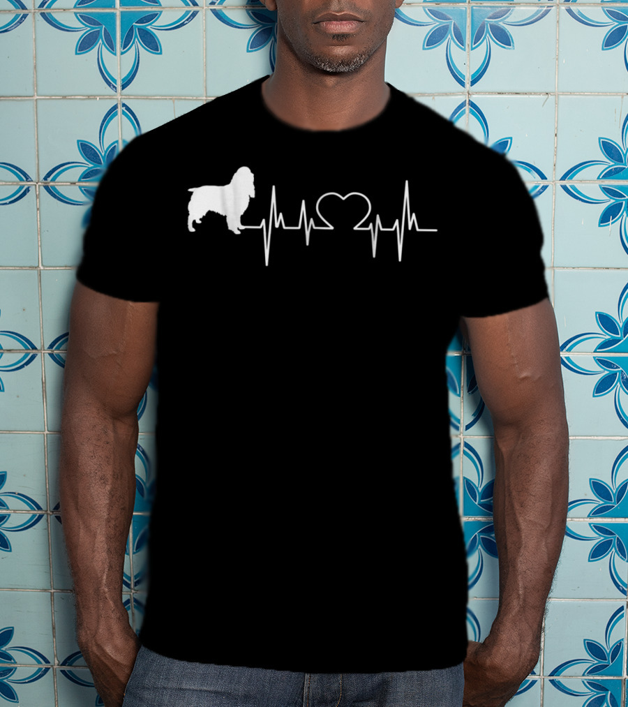 English Springer Spaniel Heartbeat Love T-Shirt