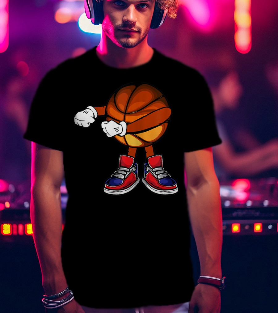 Basketball Player Floss Dance Move Fun Present T-Shirt
