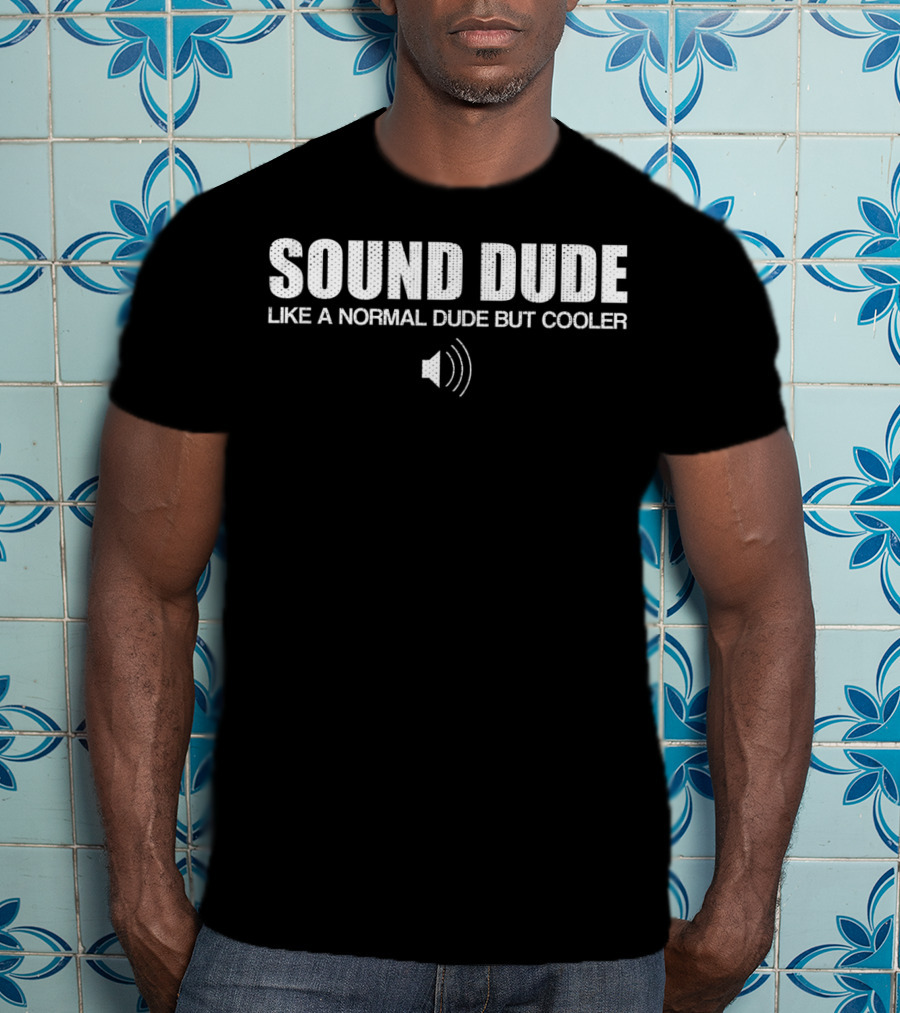 Sound Dude Like A Normal Dude But Cooler T-Shirt