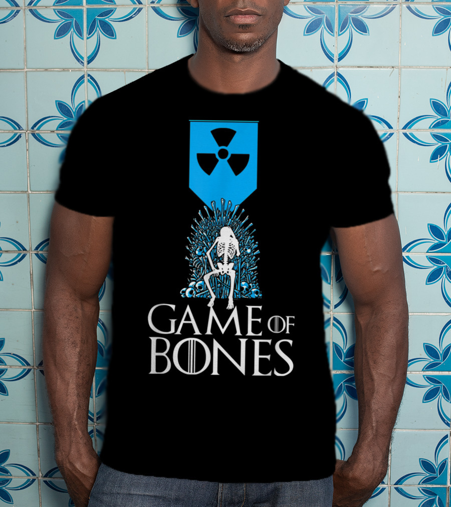Game Of Bones Radiology Xrays Skeleton Throne Nuclear T-Shirt