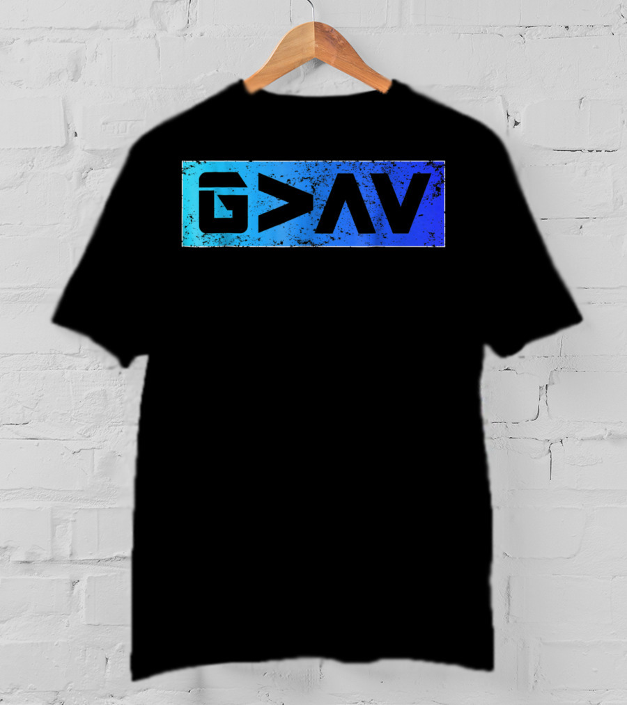 G>∧∨ Blue Gradient Spiritual T-Shirt