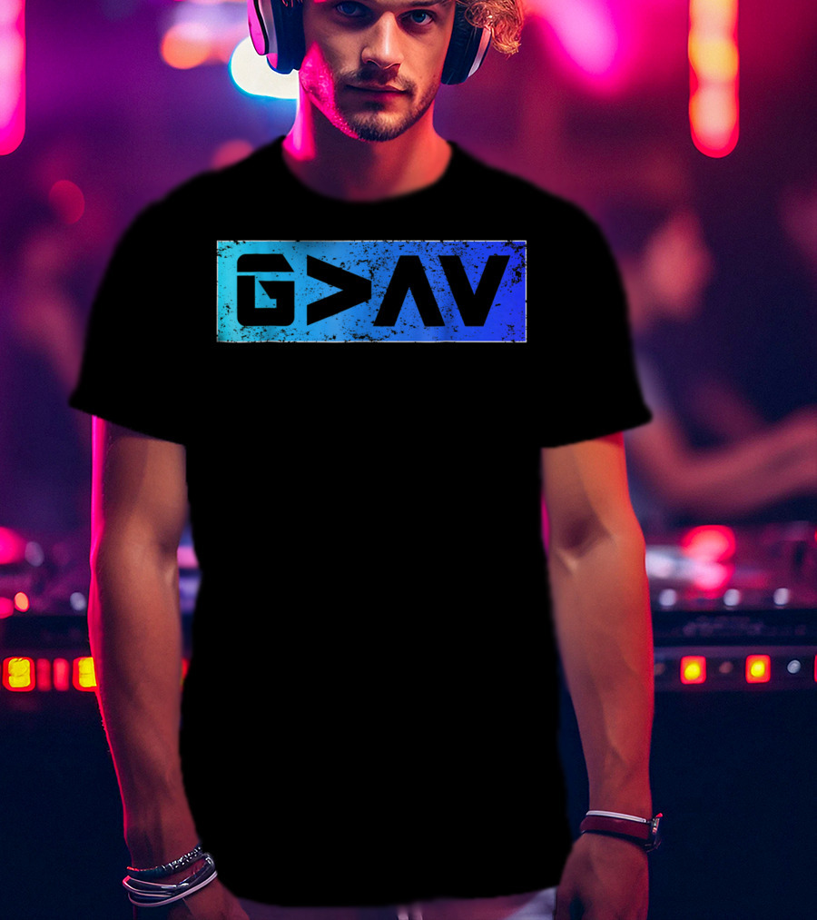G>∧∨ Blue Gradient Spiritual T-Shirt