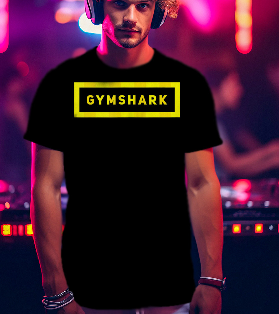 Gymshark Bold Yellow Framed T-Shirt