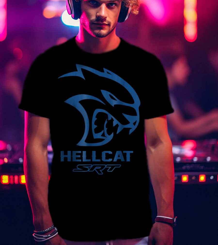 Hellcat SRT Dodge Blue T-Shirt