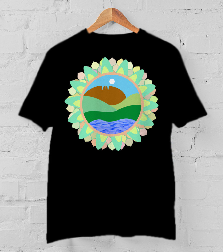 Horsetooth Rock Fort Collins Colorado Co Scenic Mountain Lake Sunburst T-Shirt