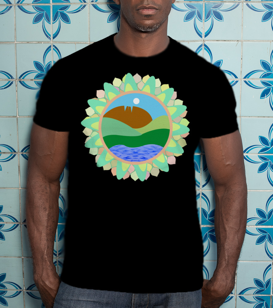 Horsetooth Rock Fort Collins Colorado Co Scenic Mountain Lake Sunburst T-Shirt
