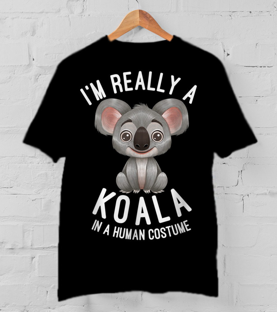 I'm Really A Koala In A Human Costume Koalas T-Shirt