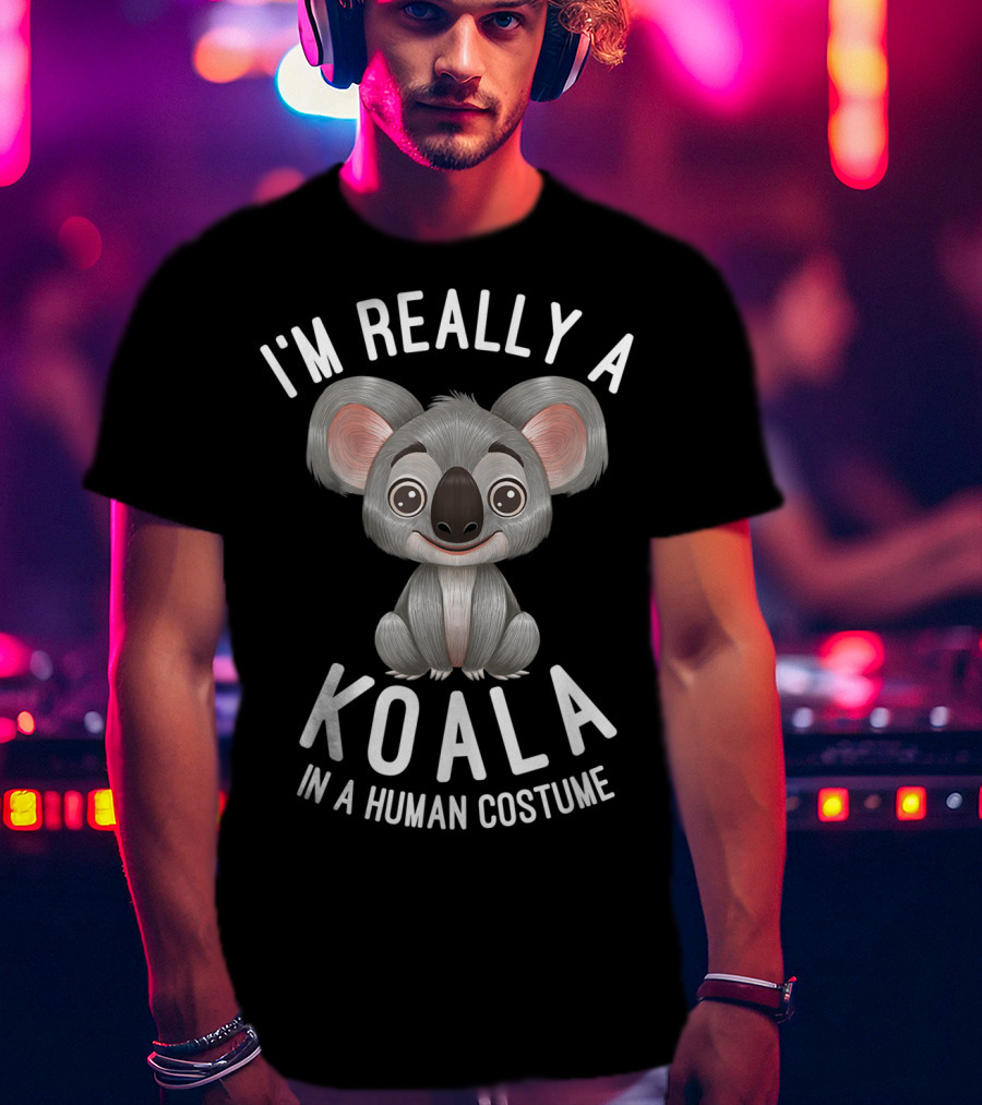 I'm Really A Koala In A Human Costume Koalas T-Shirt