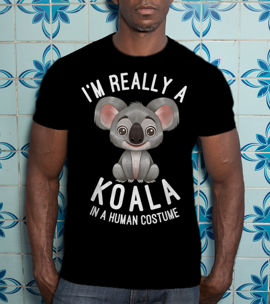 I'm Really A Koala In A Human Costume Koalas T-Shirt
