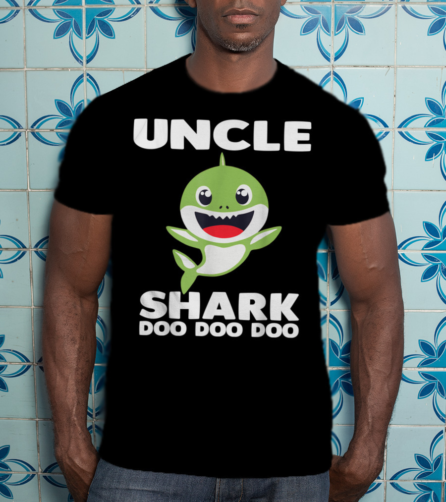 UNCLE SHARK DOO DOO DOO Baby Shark Song Inspired T-Shirt
