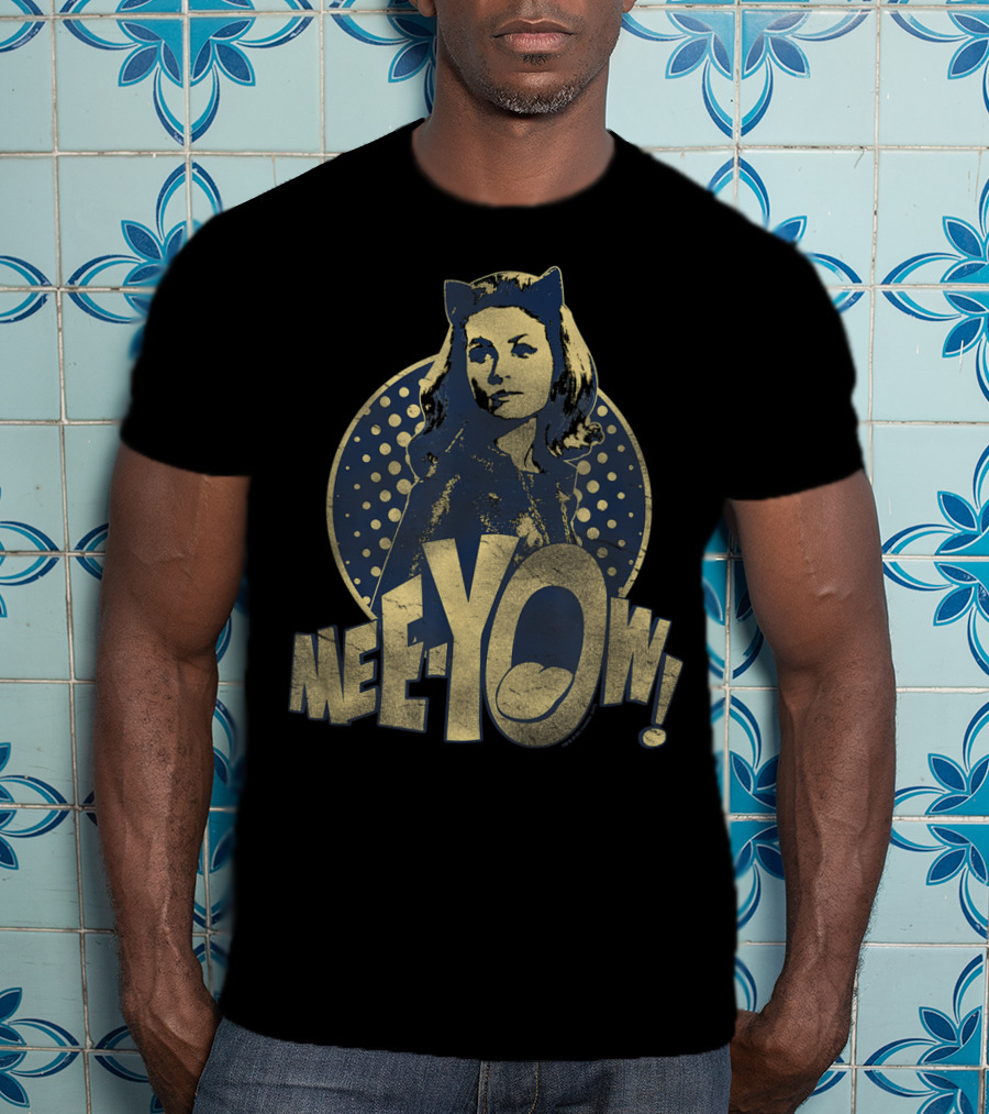 Batman Classic TV Series Catwoman Meeyow Iconic T-Shirt