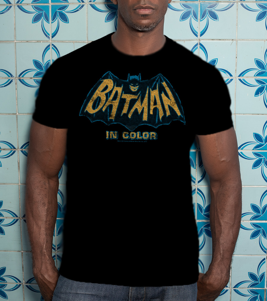 Batman In Color Classic TV Series Longsleeve T-Shirt