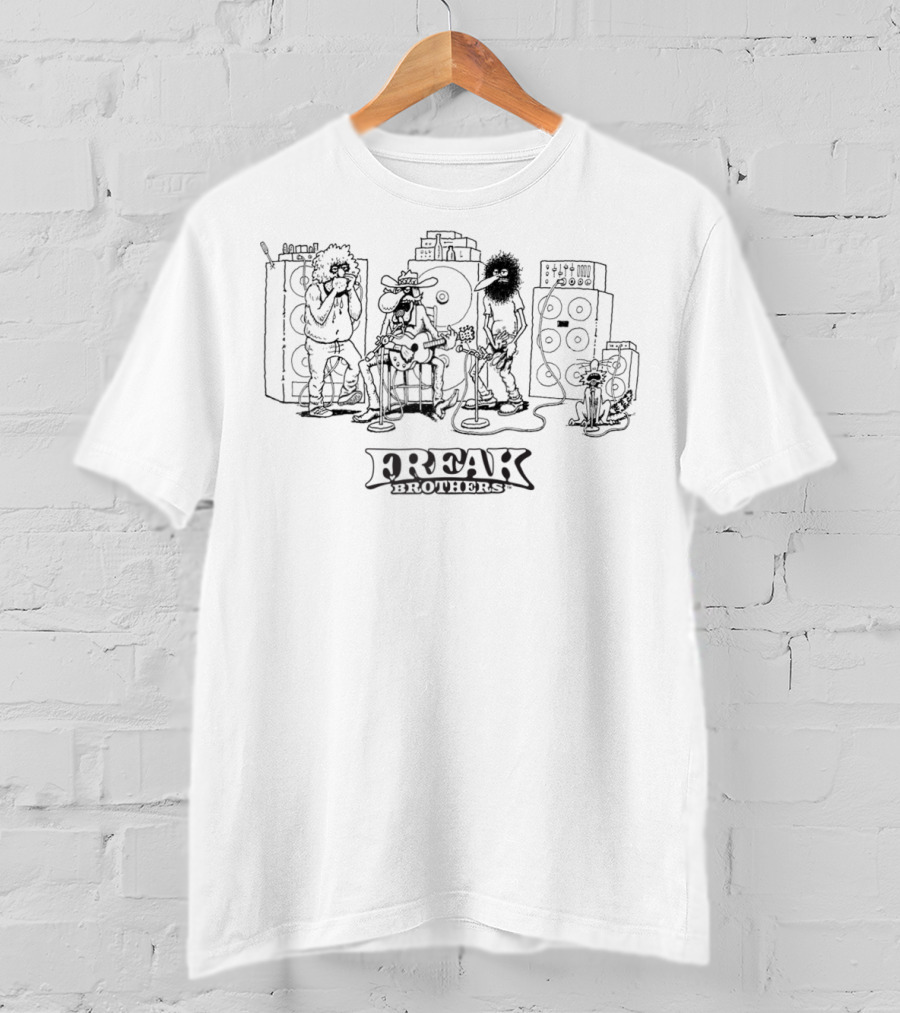 Freak Brothers Rock Band Live Performance T-Shirt