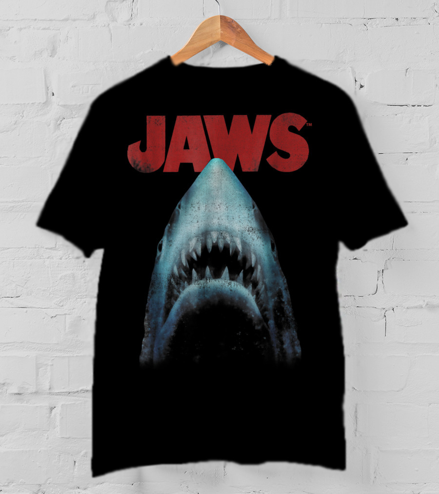 Jaws Classic Movie Shark Closeup T-Shirt