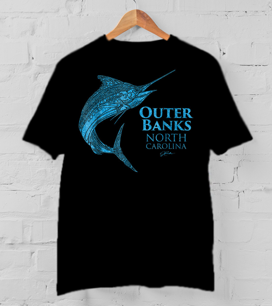 Outer Banks North Carolina Marlin Jcombs T-Shirt