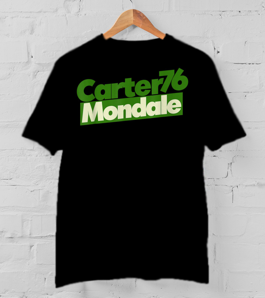Carter Mondale 76 Vintage Political Campaign T-Shirt
