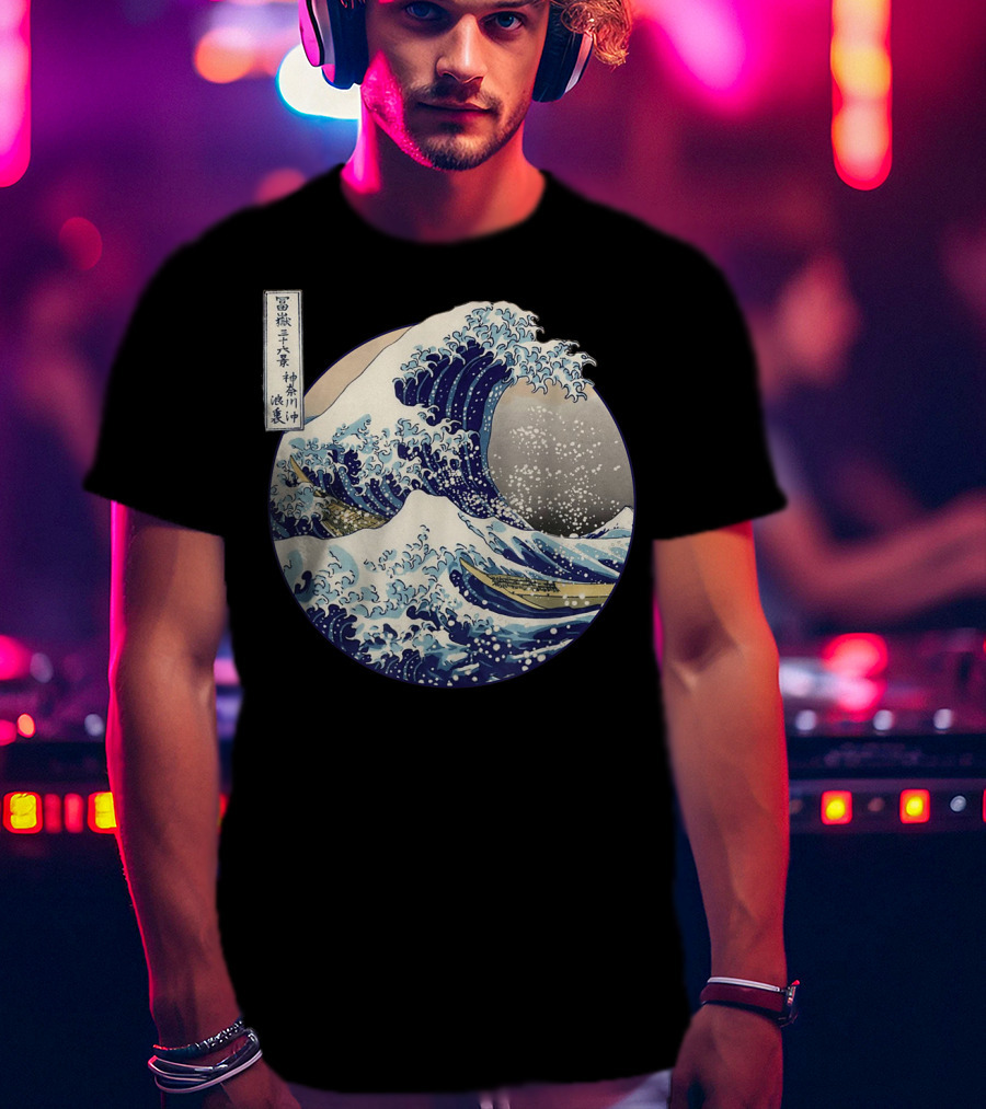 Kanagawa Japanese The Great Wave Off Kanagawa Classic Ukiyo-e T-Shirt