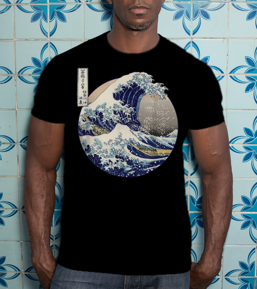 Kanagawa Japanese The Great Wave Off Kanagawa Classic Ukiyo-e T-Shirt