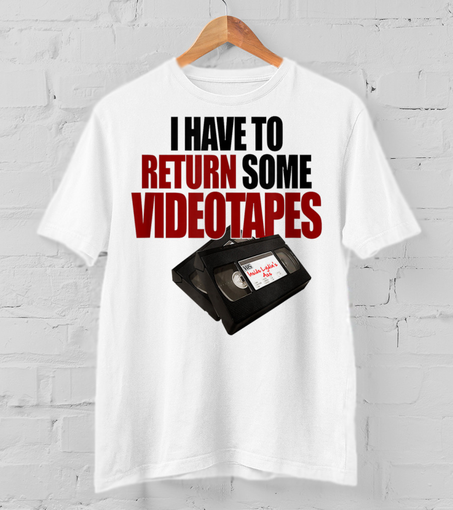 I Have To Return Some Videotapes VHS Mens T-Shirt