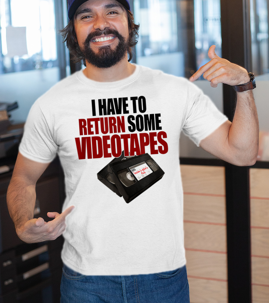 I Have To Return Some Videotapes VHS Mens T-Shirt