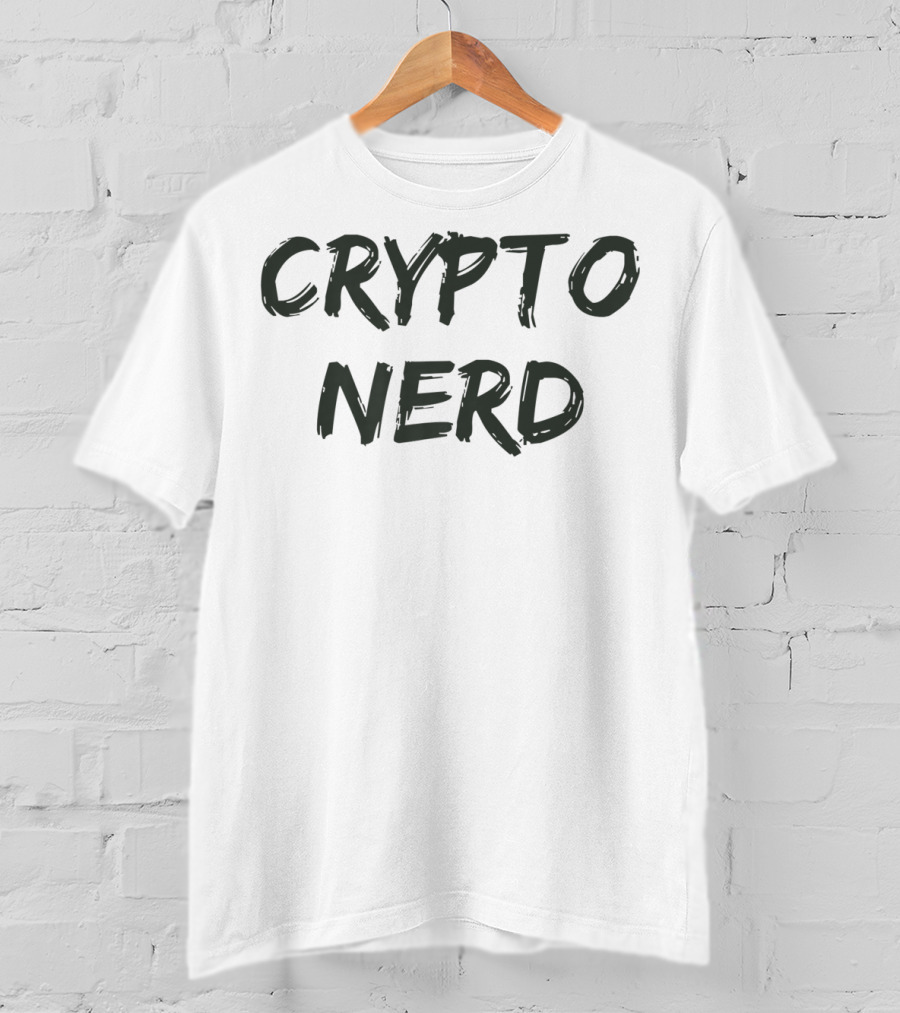 Crypto Nerd Bitcoin Cryptocurrency Funny T-Shirt