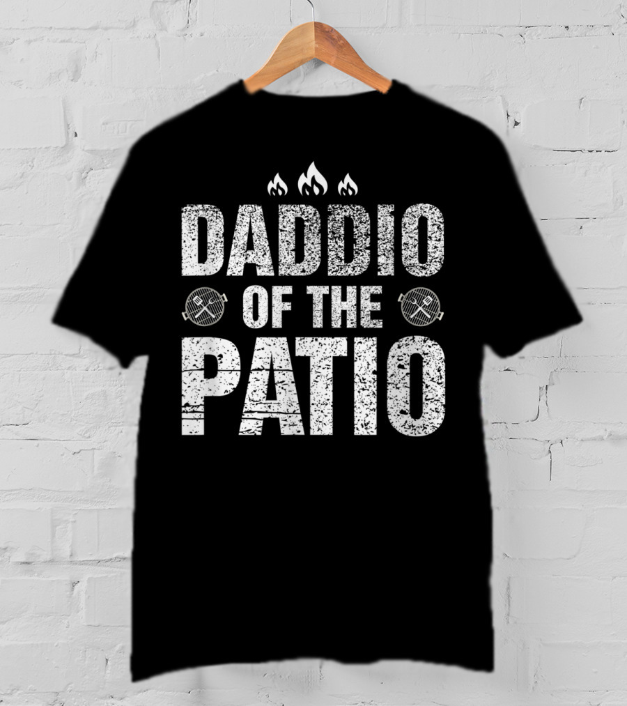 Daddio Of The Patio Barbecue Grilling Enthusiast Father's Day T-Shirt