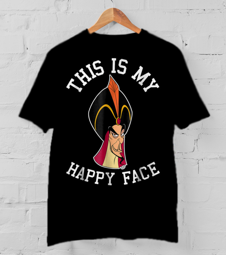 This Is My Happy Face Disney Jafar T-Shirt
