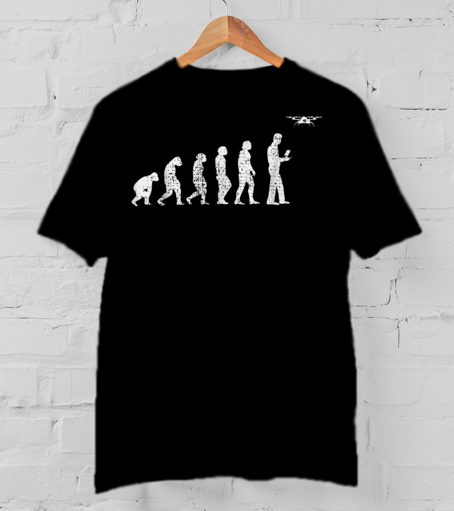 Drone Pilot Evolution Vintage T-Shirt
