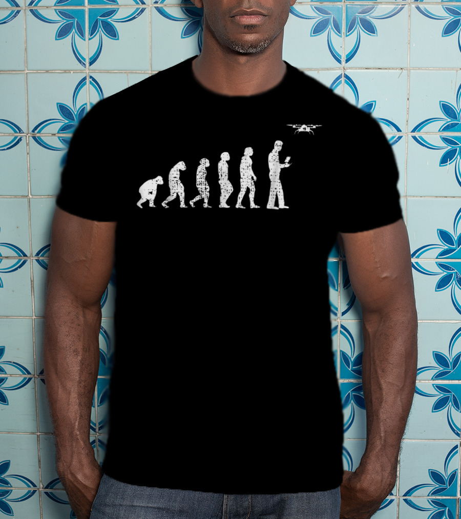 Drone Pilot Evolution Vintage T-Shirt