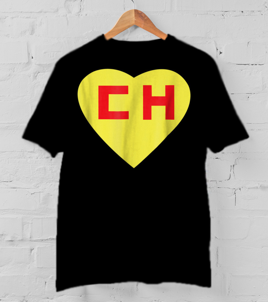 CH Heart El Chapulin Mexican Super Hero Colorado T-Shirt