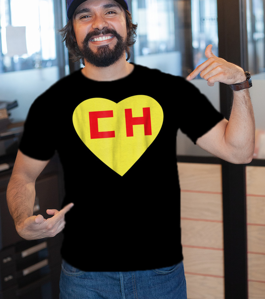 CH Heart El Chapulin Mexican Super Hero Colorado T-Shirt