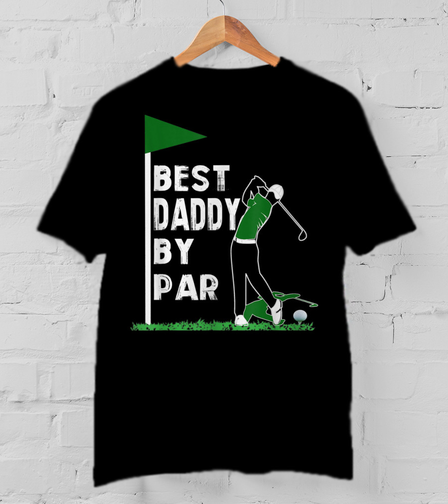 Best Daddy By Par Funny Golf Lover Father's Day T-Shirt